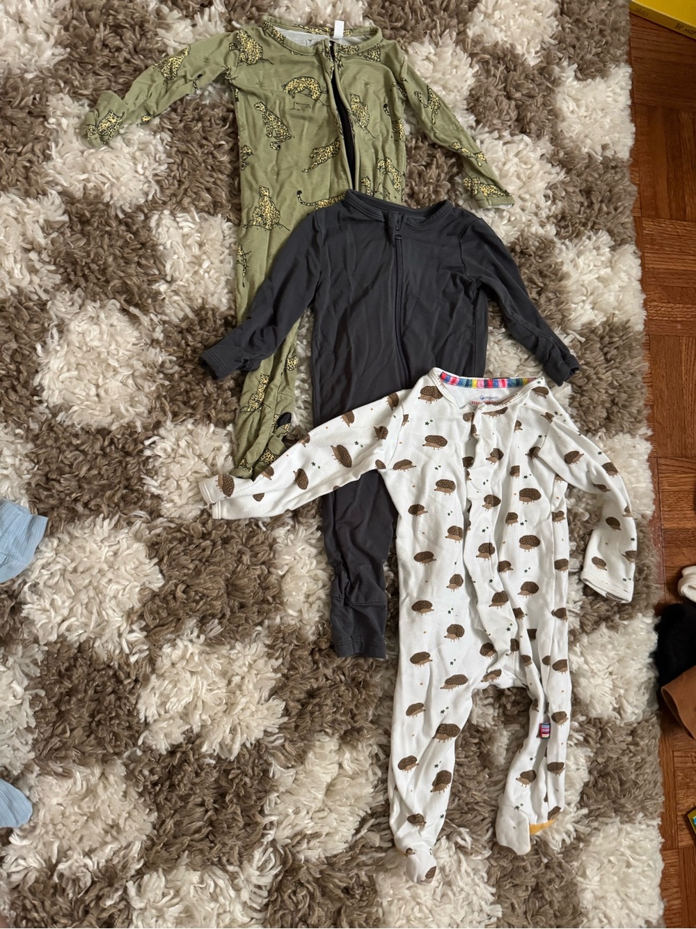 3 pack sleep and play onesies 3-6 m